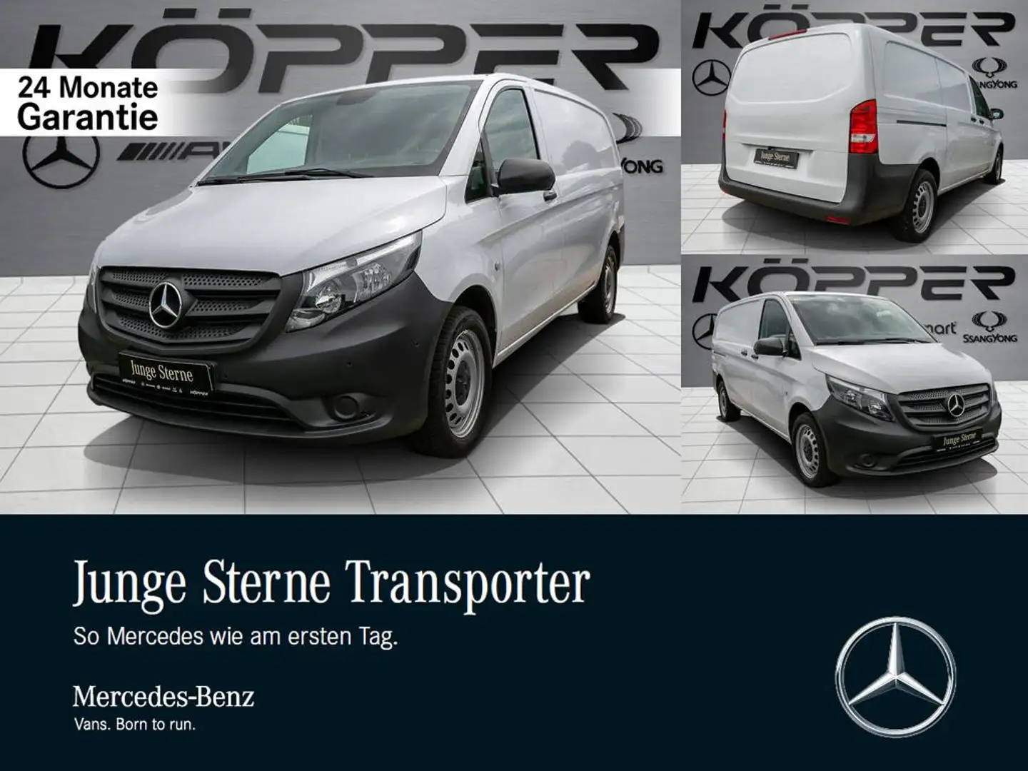 Mercedes-Benz eVito 111 Kasten Lang Kamera Holzfussboden LED Wit - 1