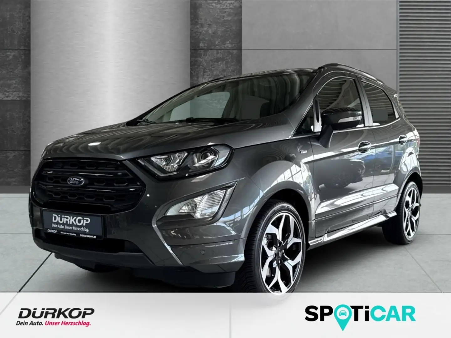 Ford EcoSport ST-Line Sitz+Lenkradheizung/Navi/heizb. Frontschei Grau - 1
