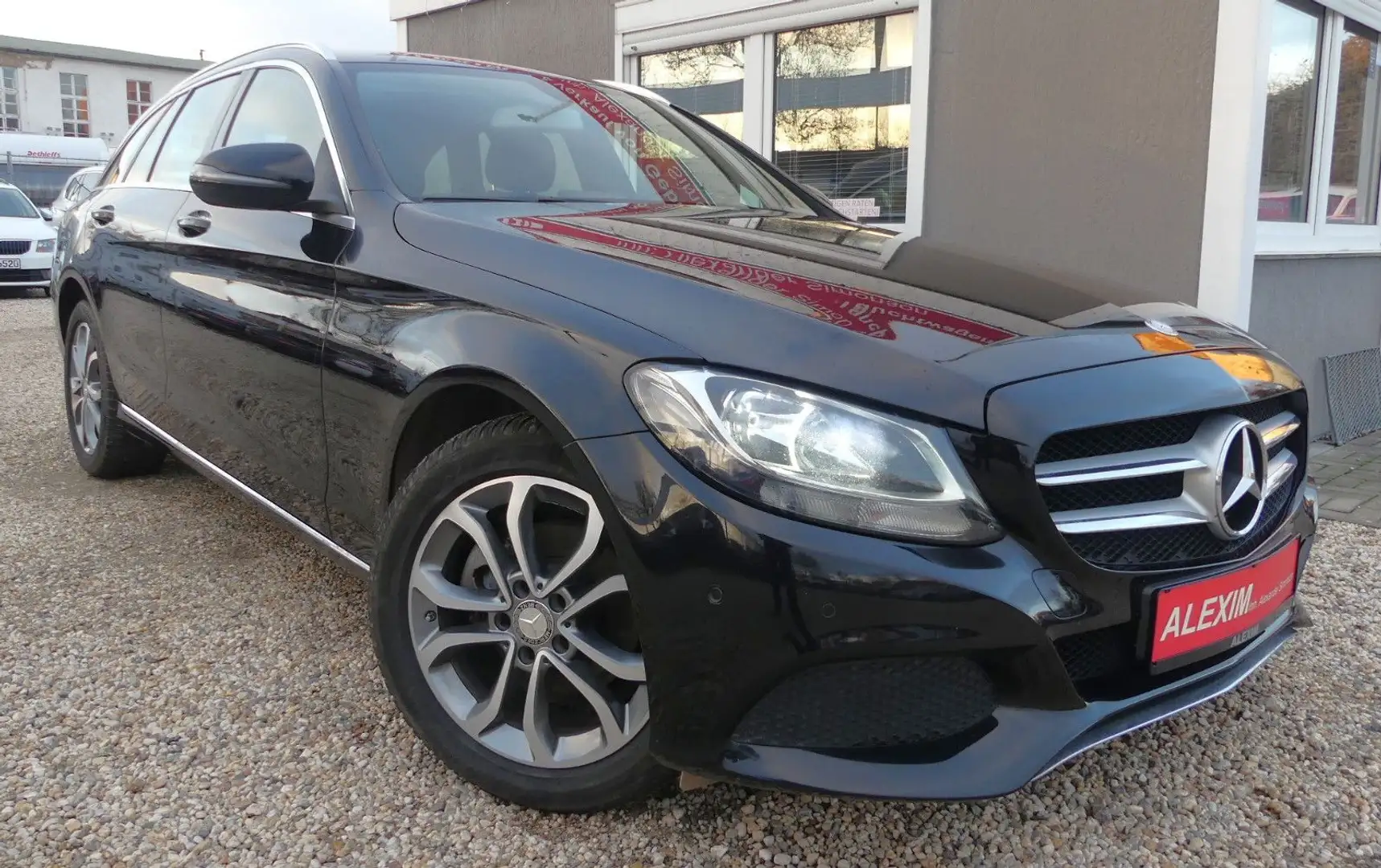 Mercedes-Benz C 200 d T Avantgarde/ LED/Navi/Teilleder Schwarz - 2