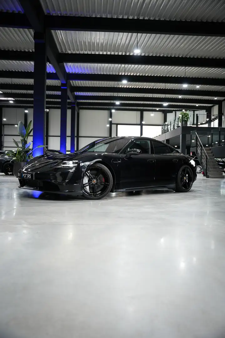 Porsche Taycan 93.4 kWh Turbo - SOH 100% - zeer veel opties!!! Zwart - 2