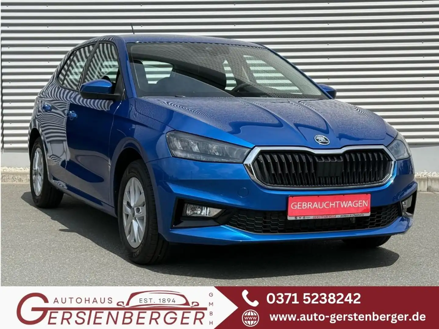 Skoda Fabia SELECTION 1.0 TSI KAMERA/SHZ/LED Blauw - 1