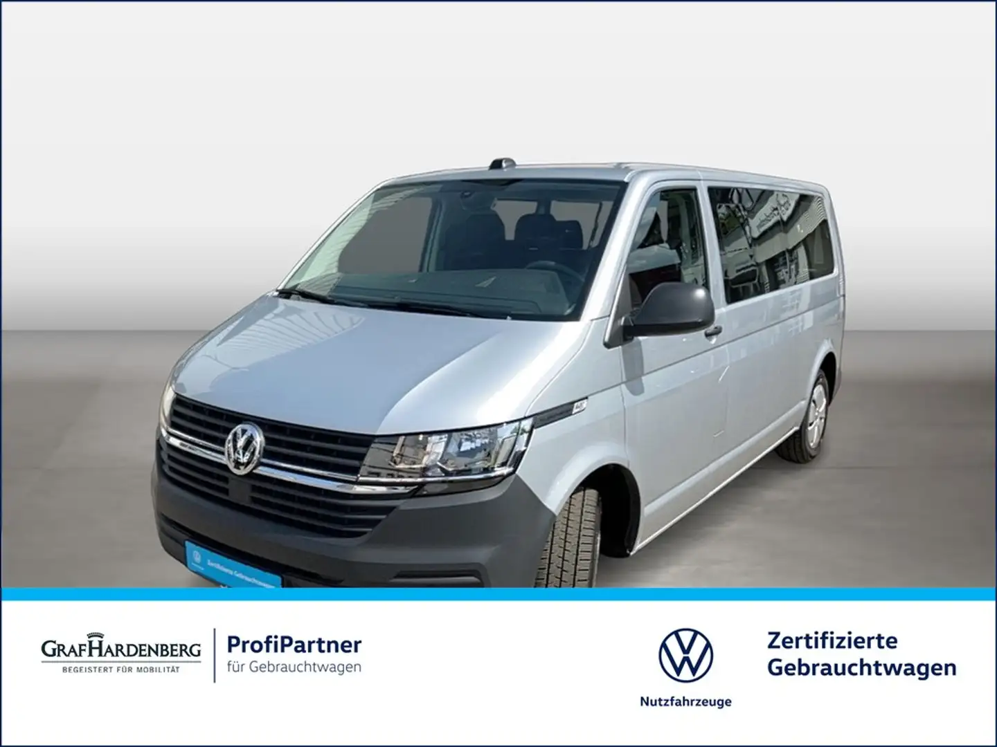 Volkswagen T6 Transporter 6.1 Kombi lang LR TDI DSG 9Sitze Silber - 1