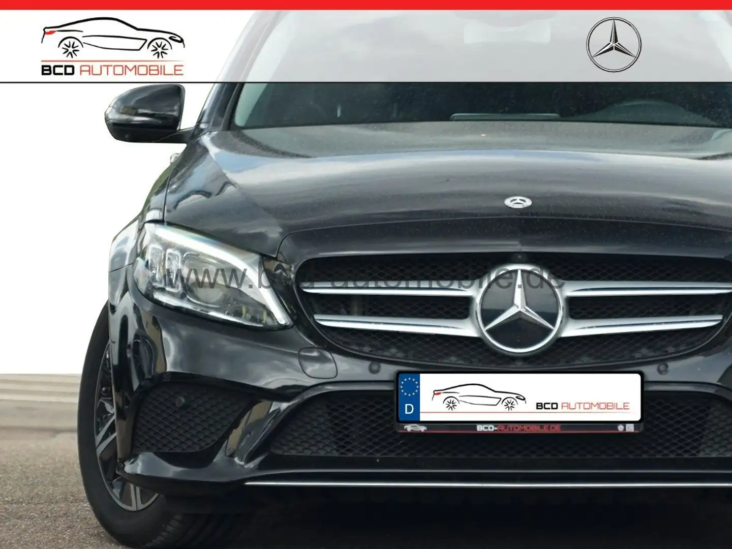 Mercedes-Benz C 220 *HUD*NAVI*LED-MATRIX*LEDER*APPLE*SPUR*TOT-W Noir - 1