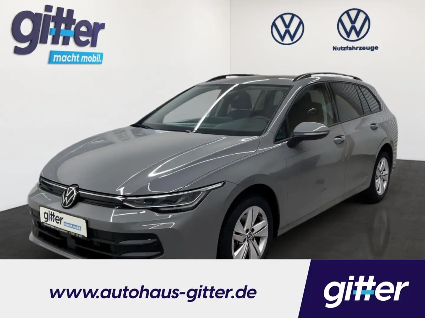 Volkswagen Golf Variant 1.5 LIFE SHZ ACC DAB+ ISOFIX LANE LED GJ R Grau - 1