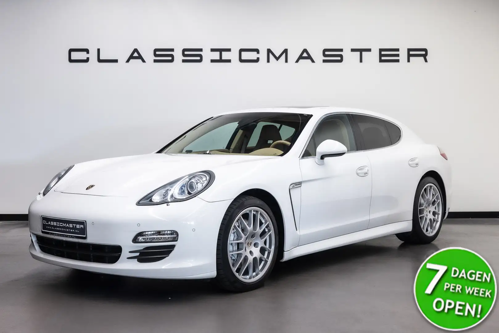 Porsche Panamera 4.8 S Btw auto, Fiscale waarde € 14.000,- (€ 35.49 Wit - 1