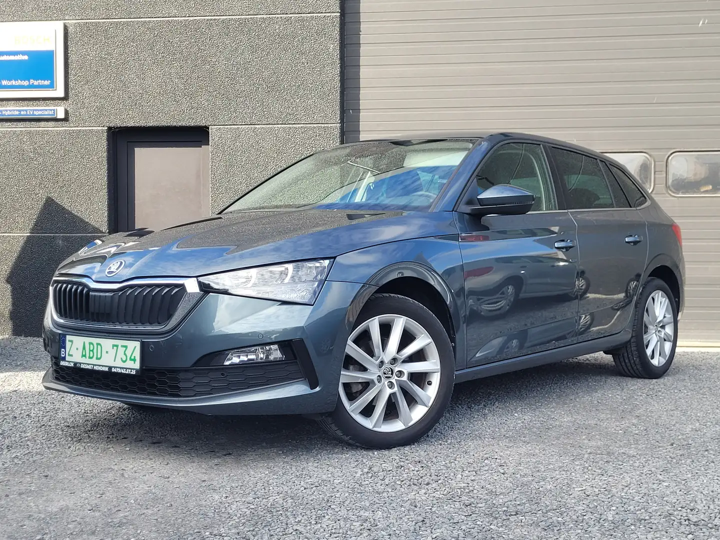 Skoda Scala 1.0 TSI  NAVI/ZETELV/17INCH/CARPLAY/FULL LED/ACC Grijs - 1