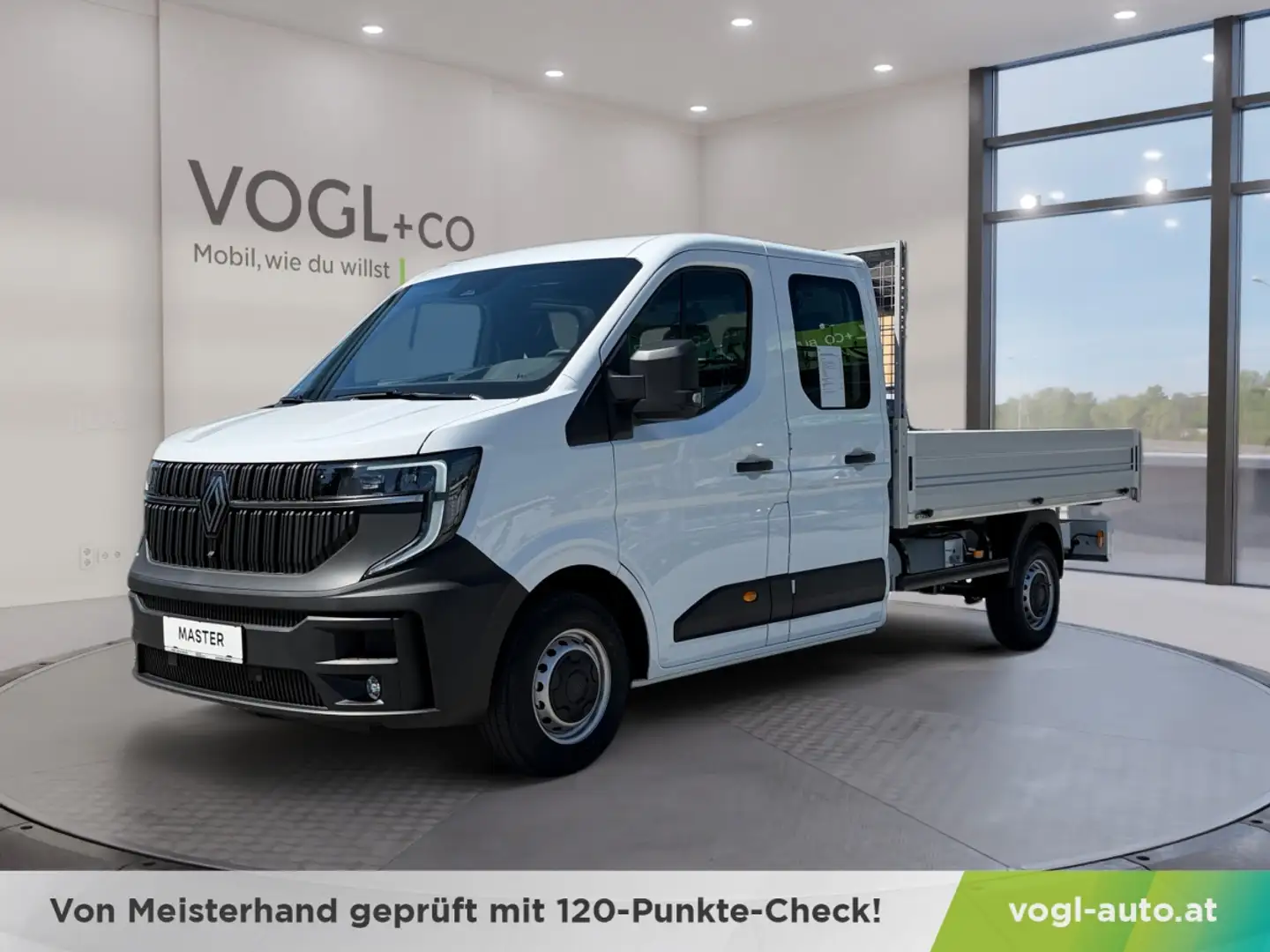 Renault MASTER Fahrgestell Pritsche Doppelkabine L3H1 3,5 Weiß - 1
