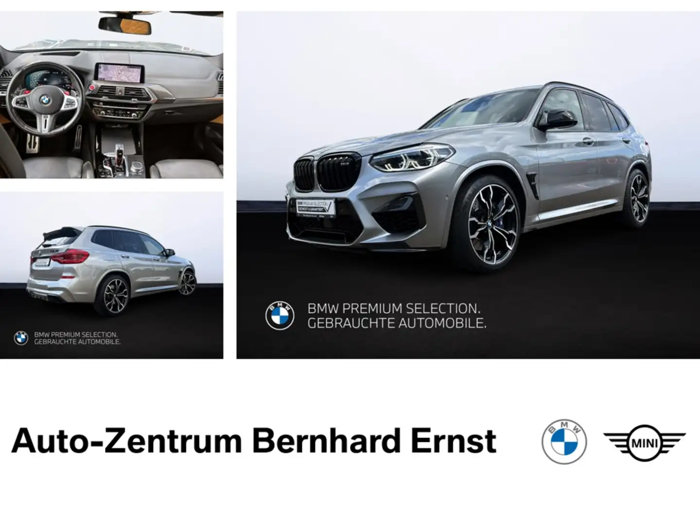 BMW X3 M COMPETITION AHK Pano Ak.Sitzlüftung h&k DAB Grau - 1