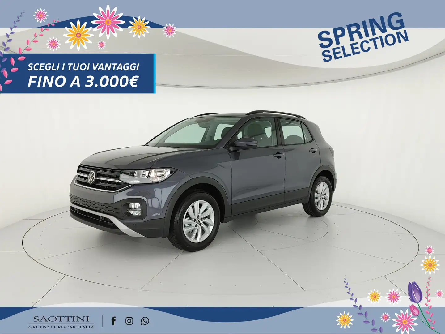 Volkswagen T-Cross 1.0 TSI Style 110 CV Gris - 1