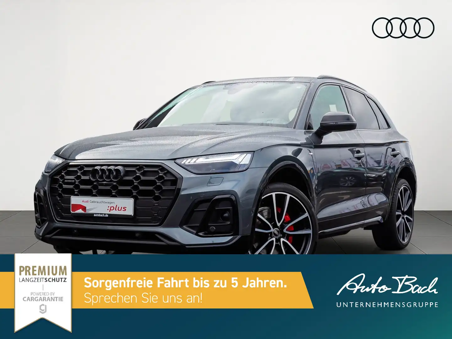 Audi Q5 S line 40TDI qu Stronic Navi LED Standhzg HuD Gris - 2