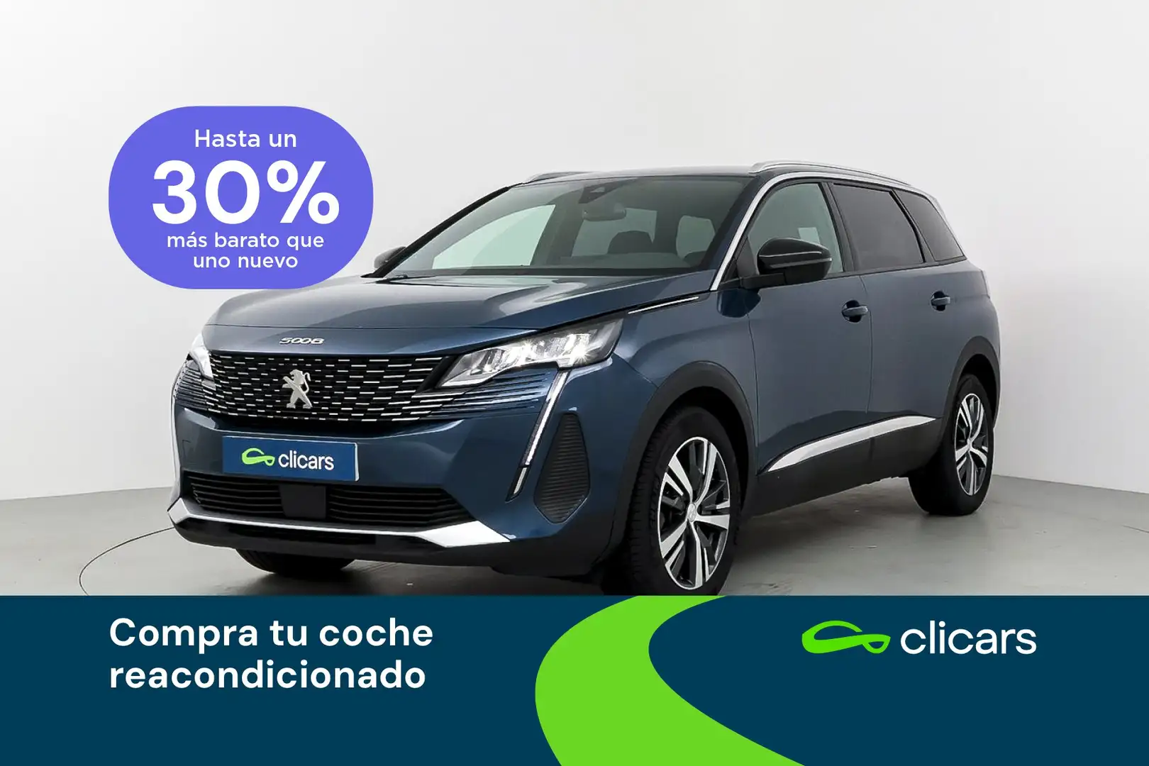 Peugeot 5008 1.2 PureTech S&S Allure Pack 130 Blauw - 1
