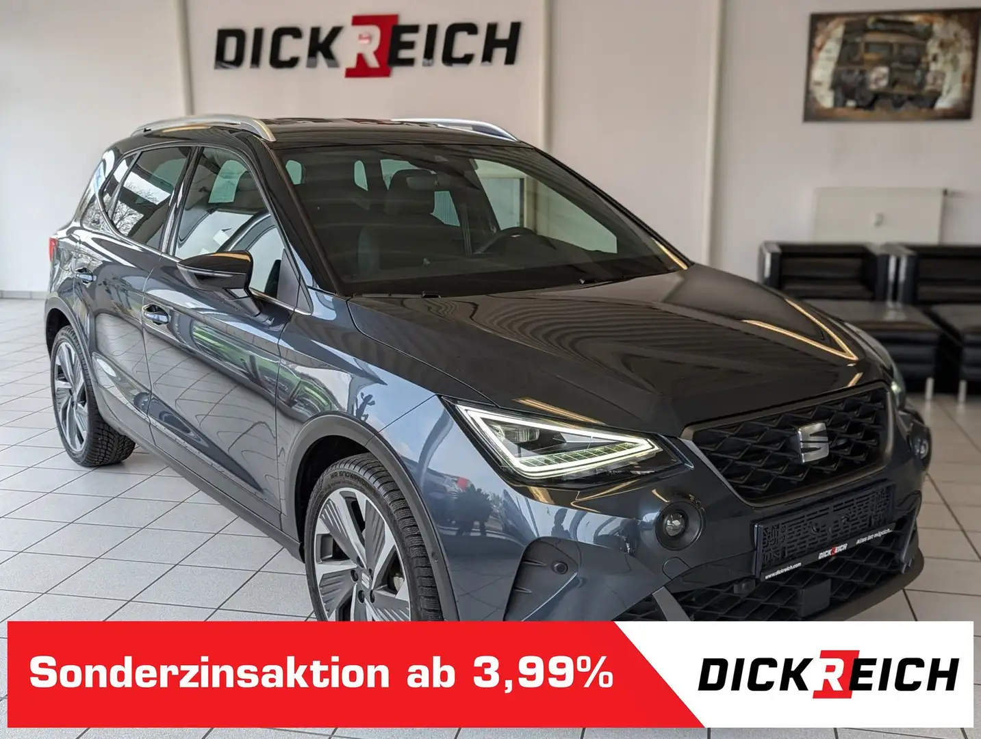 SEAT Arona 1.5 TSI DSG FR LED ACC Cam Dinamica AHK 18 Šedá - 1