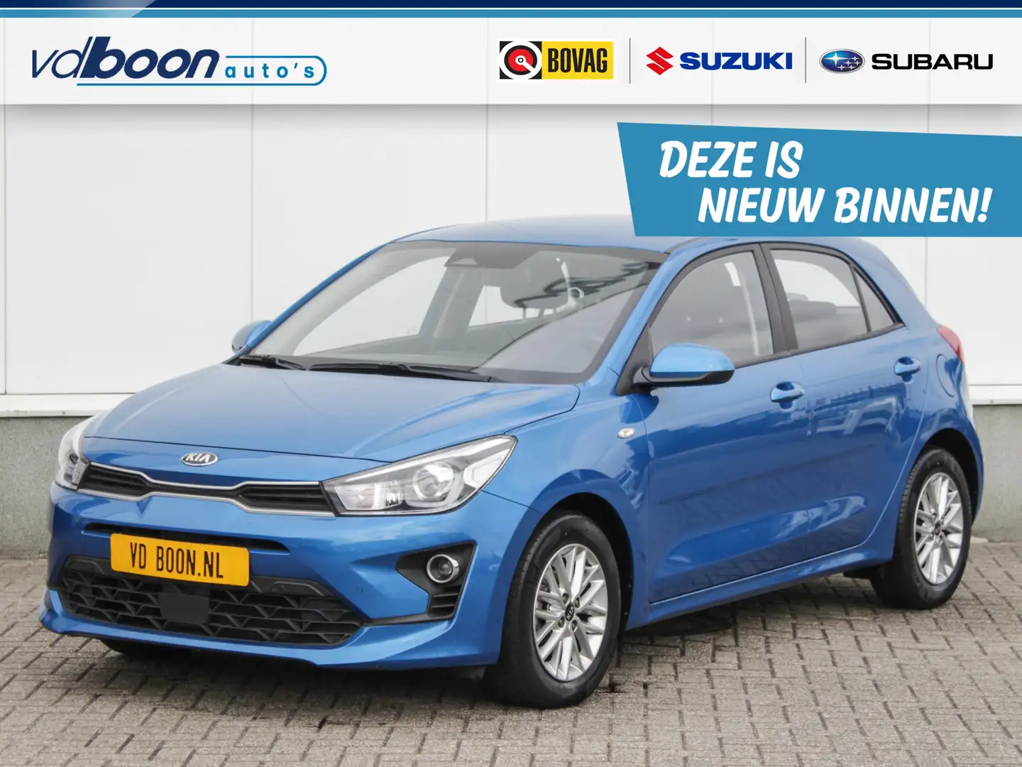 Kia Rio 1.2 DynamicLine | Carplay/A. Auto | Adap. Cruise | Blauw - 1