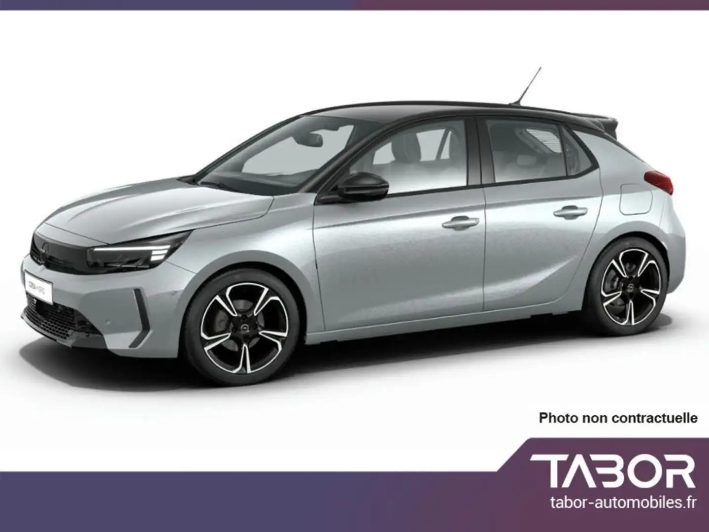 Opel Corsa 1.2 110 MHEV eDCT GS cam PDC 10"-DAB Argent - 2