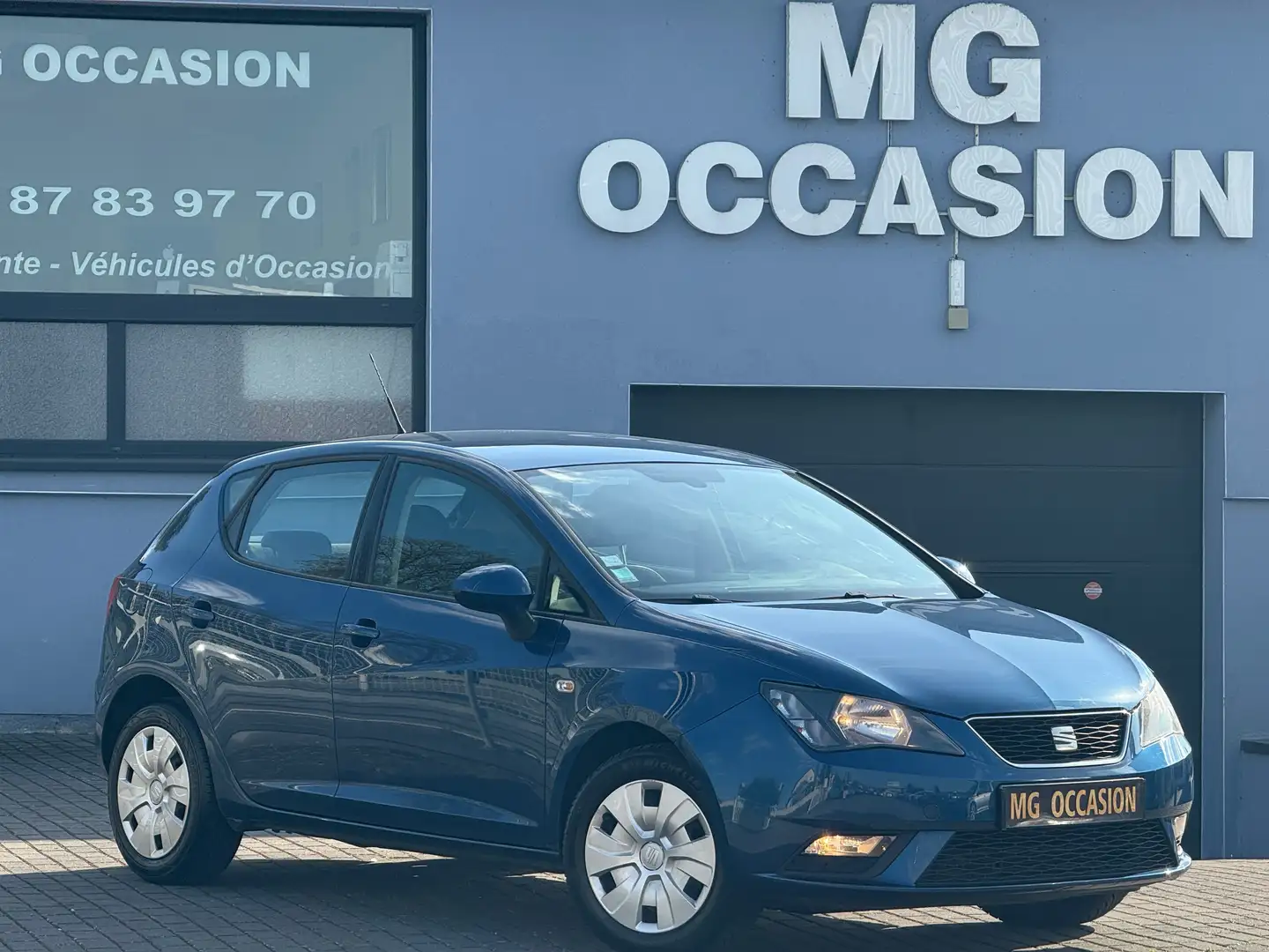 SEAT Ibiza Ibiza 1.4 TDI 90 ch Style Bleu - 1