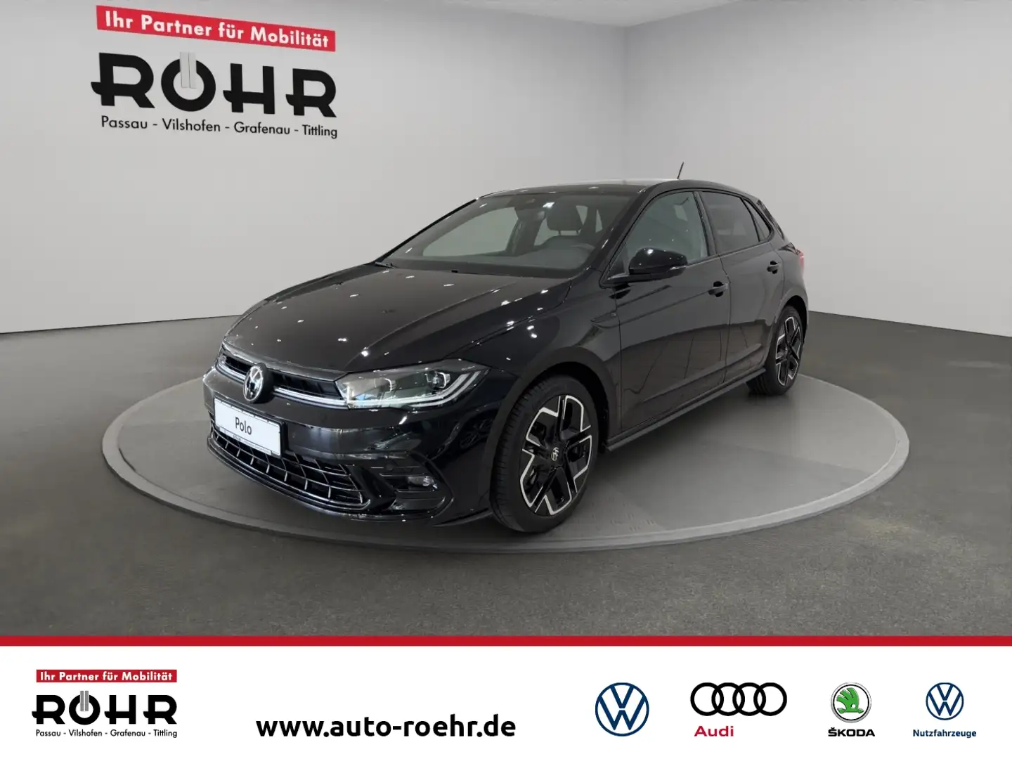 Volkswagen Polo R-Line (Kamera/Pano/Keyless) 1.0 l TSI 7-Gang-DSG Schwarz - 1
