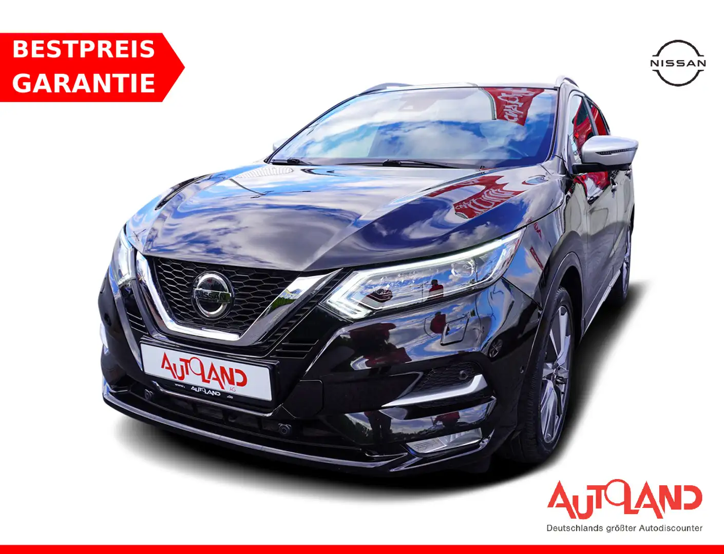 Nissan Qashqai 1.3 Tekna+ LED Navi Panorama ACC Bose Schwarz - 1