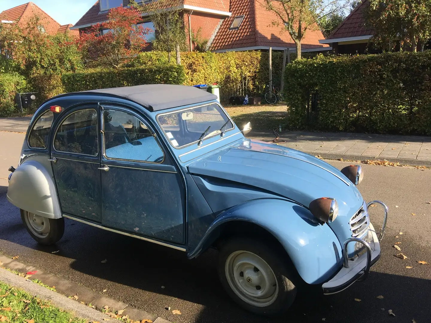 Oldtimer Citroen 2cv4 AZAM Blauw - 1