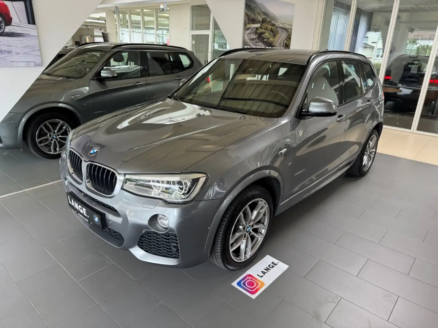 BMW X3 20 d M Sport xDrive 20d HUD 360° Panorama AdapD Gris - 1
