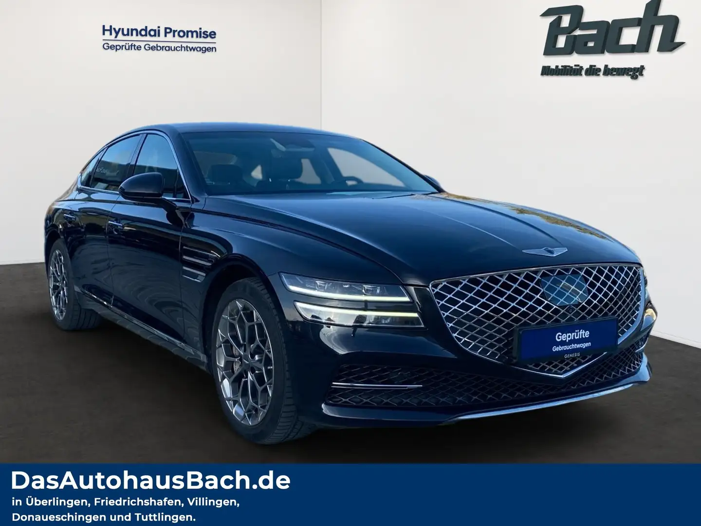 Genesis G80 2.2 CRDI Premium Voll LED SHZ LHZ Premium Zwart - 2