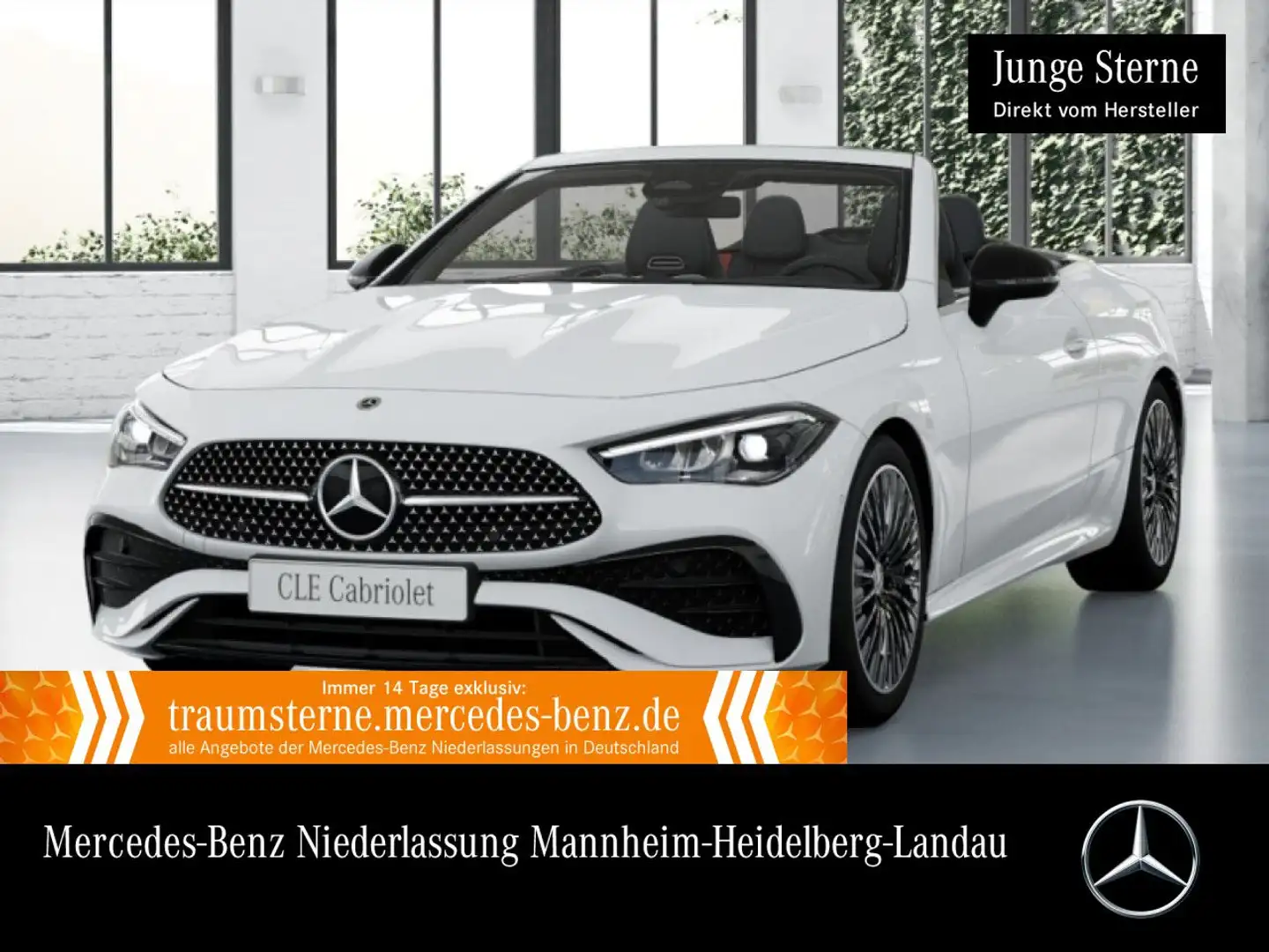 Mercedes-Benz CLE 200 AMG+NIGHT+LED+BURMESTER+KAMERA+TOTW+9G Weiß - 1