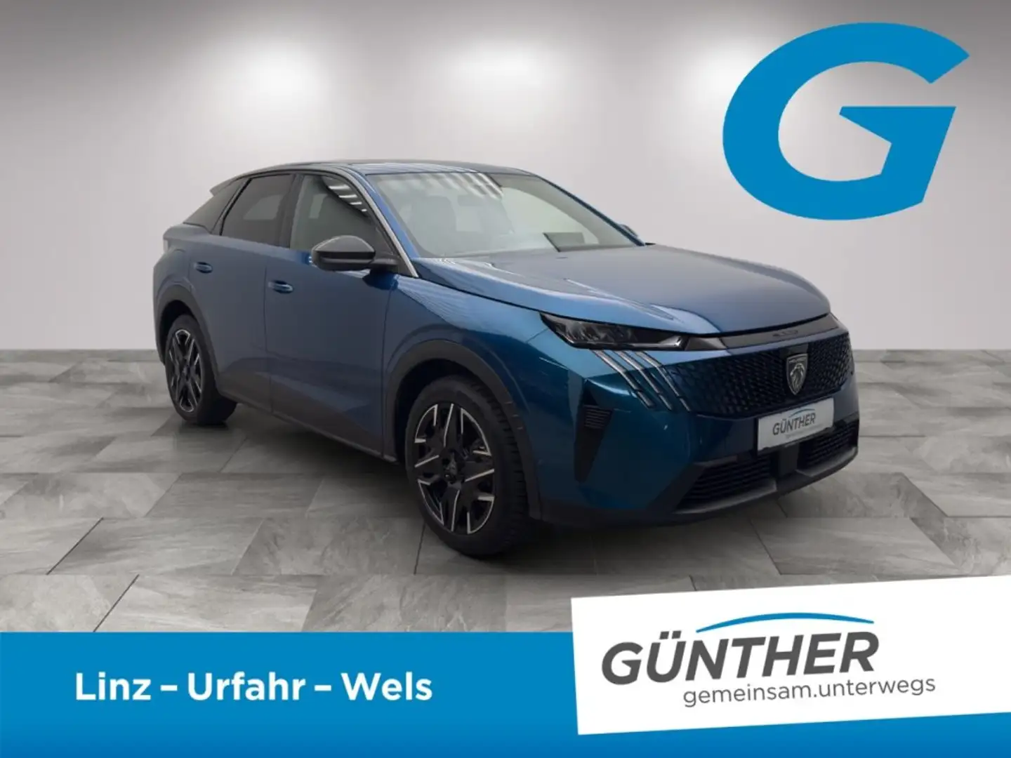 Peugeot 3008 ALLURE Hybrid 145 e-DCS6 Blau - 2