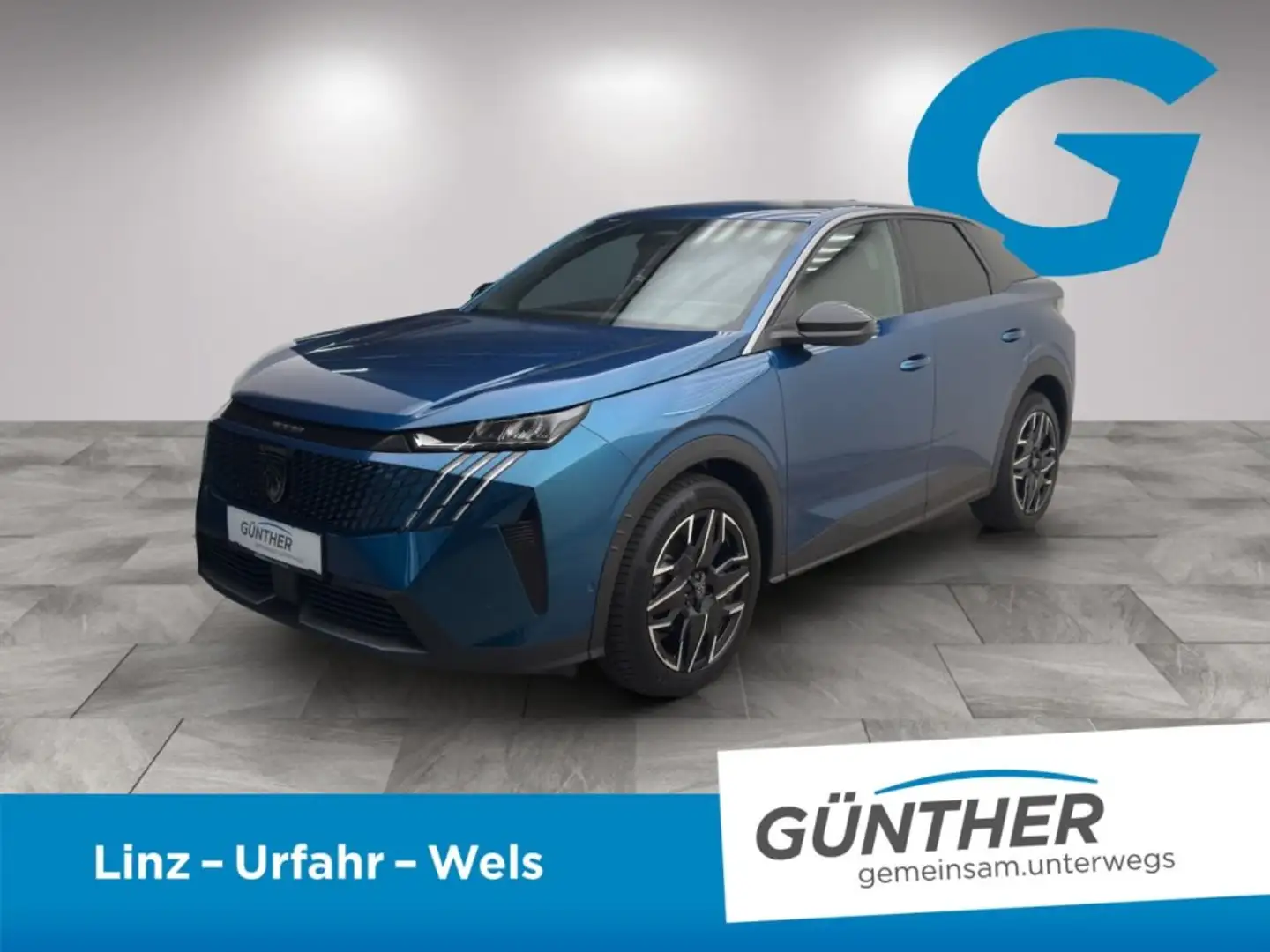 Peugeot 3008 ALLURE Hybrid 145 e-DCS6 Blau - 1