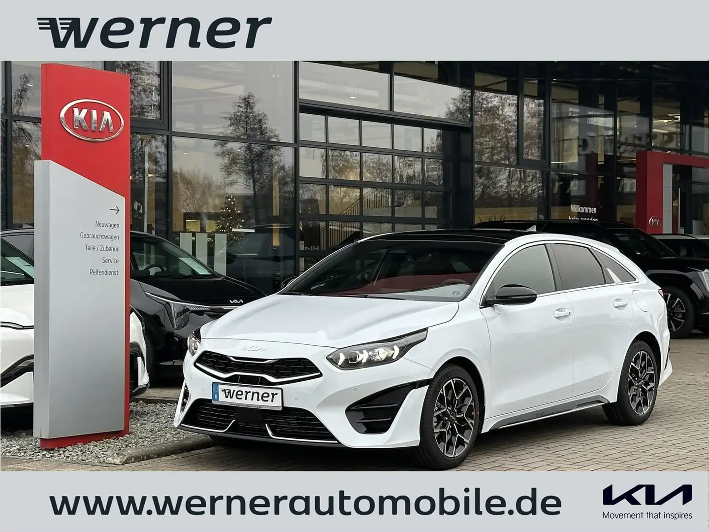 Kia Proceed 1.5 T GT-Line Technologie GD Leder Blanc - 1
