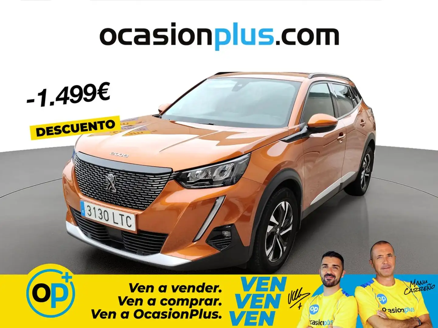 Peugeot 2008 1.5BlueHDi S&S Allure Pack 110 Naranja - 1