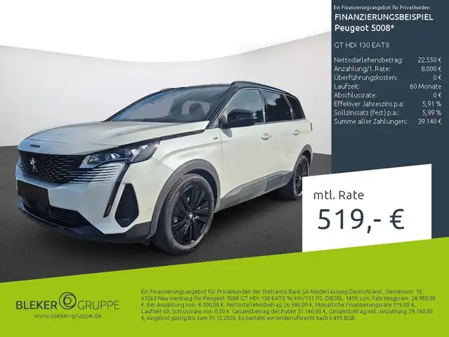 Peugeot 5008 GT HDi 130 EAT8