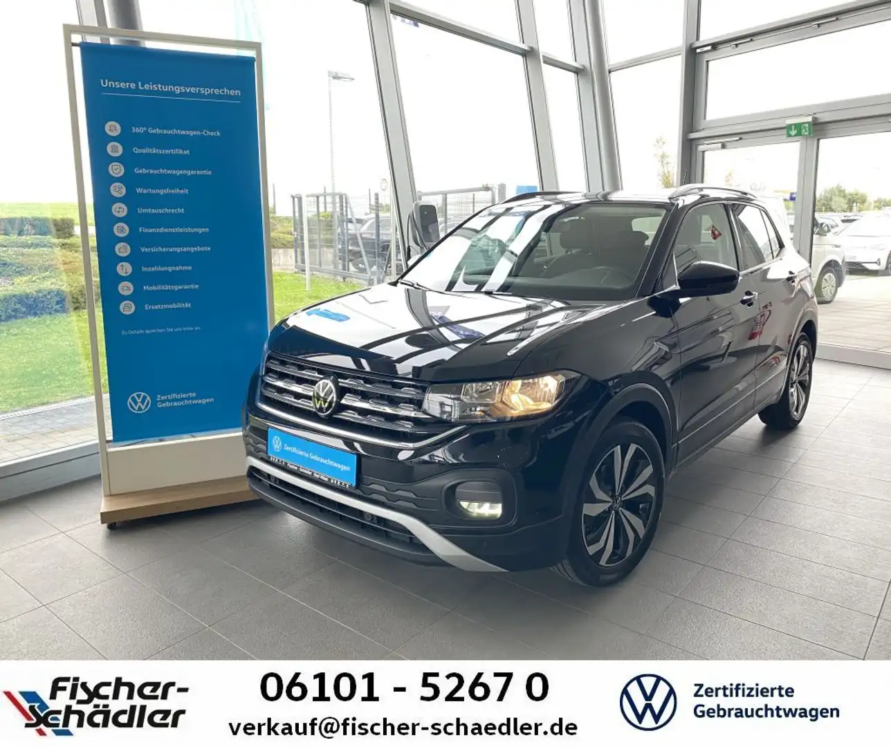 Volkswagen T-Cross Life 1.0TSI*DSG*17''*SitzHz*Climatr.*Des Nero - 1