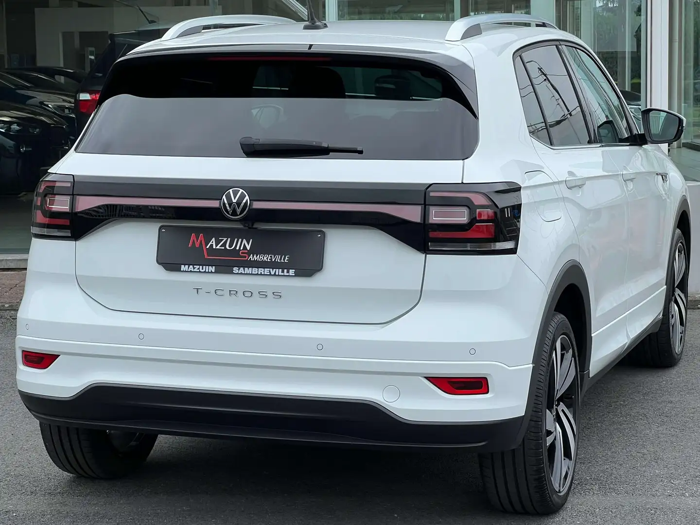 Volkswagen T-Cross 1.0 TSI * DSG * R-Line int/ext * CarPlay * LED * Blanc - 2
