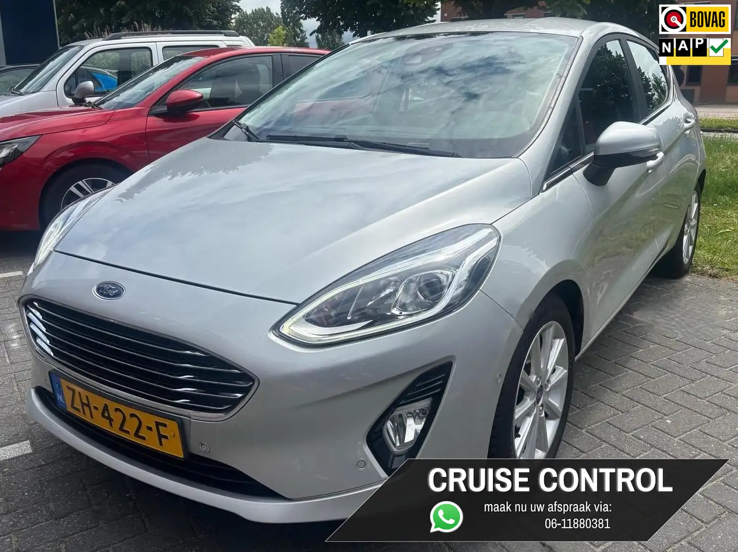 Ford Fiesta 1.0 EcoBoost 5 deurs Titanium | APPLE CARPLAY | Grijs - 1