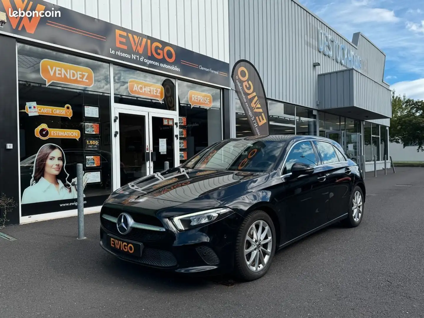 Mercedes-Benz A 200 1.3 200 163ch sieges chauffants-sellerie semi cuir Negro - 1