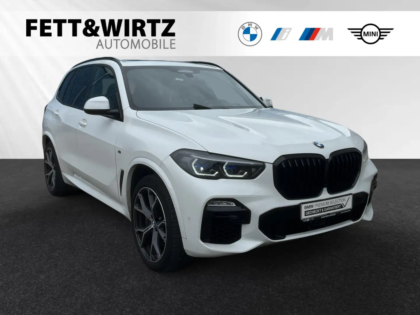 BMW X5 M 50i M Sport|AHK|Pano|Laser|HUD|HiFi Weiß - 1