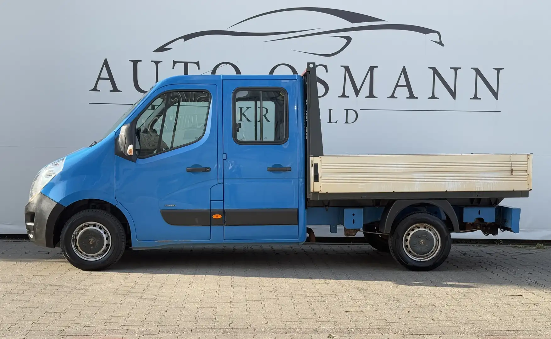 Opel Movano 2.3 D (CDTI) L2H1 DoKa Pritsche 1.Hand Blau - 2