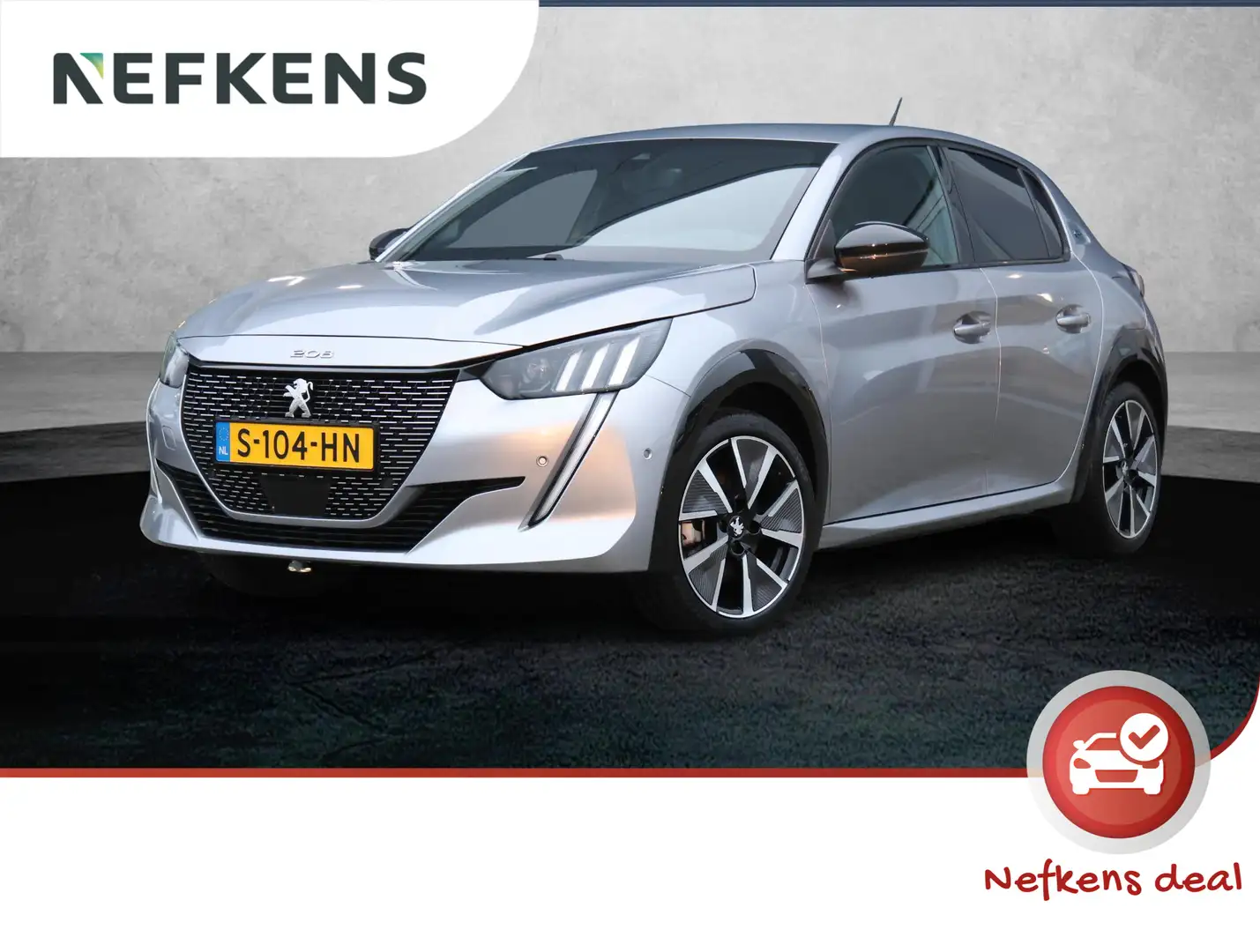 Peugeot e-208 GT Pack 50kWh | Dodehoekdetectie | Navigatie | Cam Gris - 1