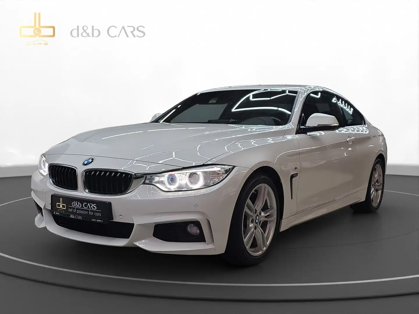 BMW 428 4 Coupe 428 i M Sport|1.Hand|Scheckheft|NAVI Weiß - 1