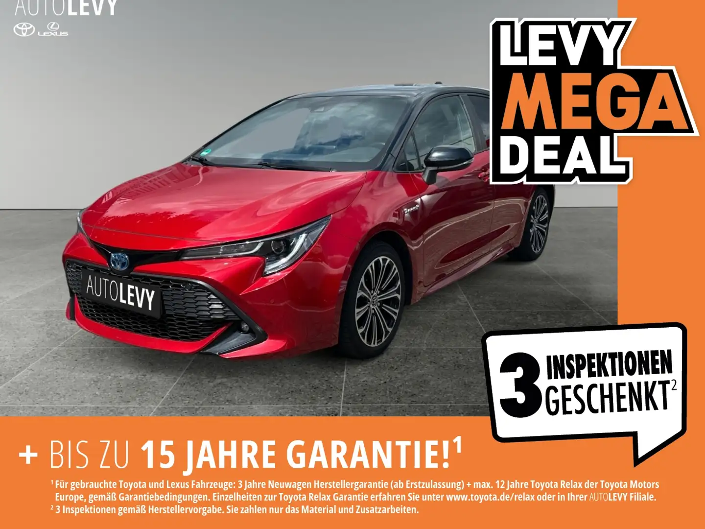 Toyota Corolla 2.0 Club Matrix 2xKlima ACC AUT Kam. LED Roşu - 1