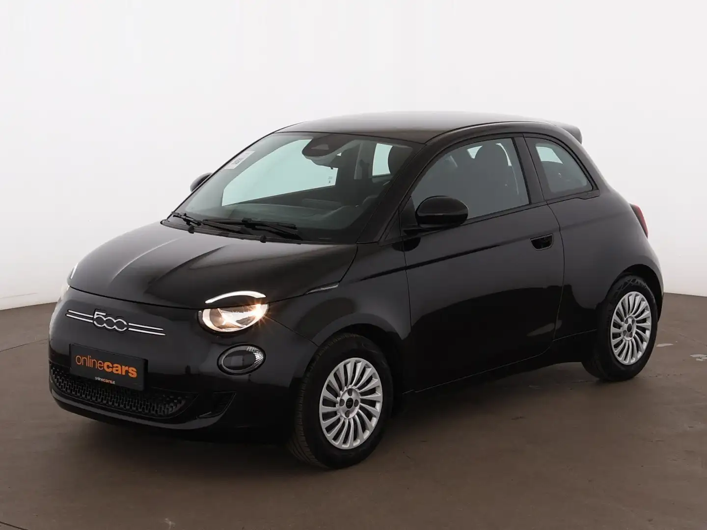 Fiat 500e 500 e 24kWh Aut TEMPOMAT KLIMA-AUTOMATIK RADIO Schwarz - 2