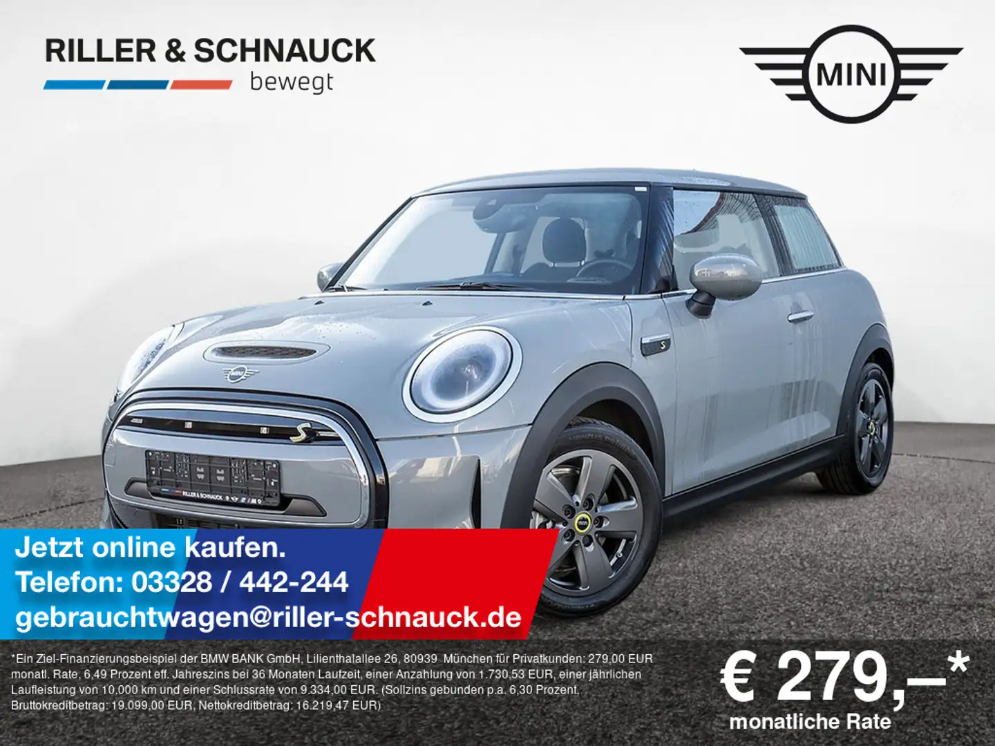 MINI Cooper SE LED+KLIMAAUT+SITZHZG+PDC+ Grau - 1