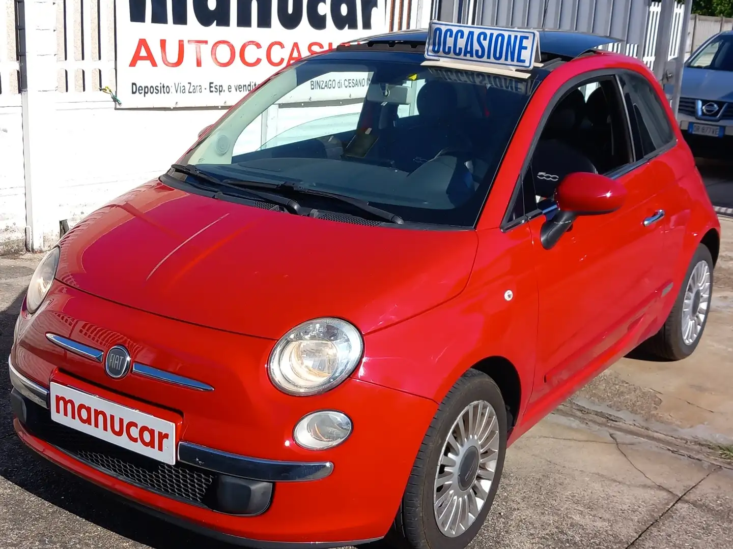 Fiat 500 1.3 mjt 16v Lounge 95cv Rosso - 1