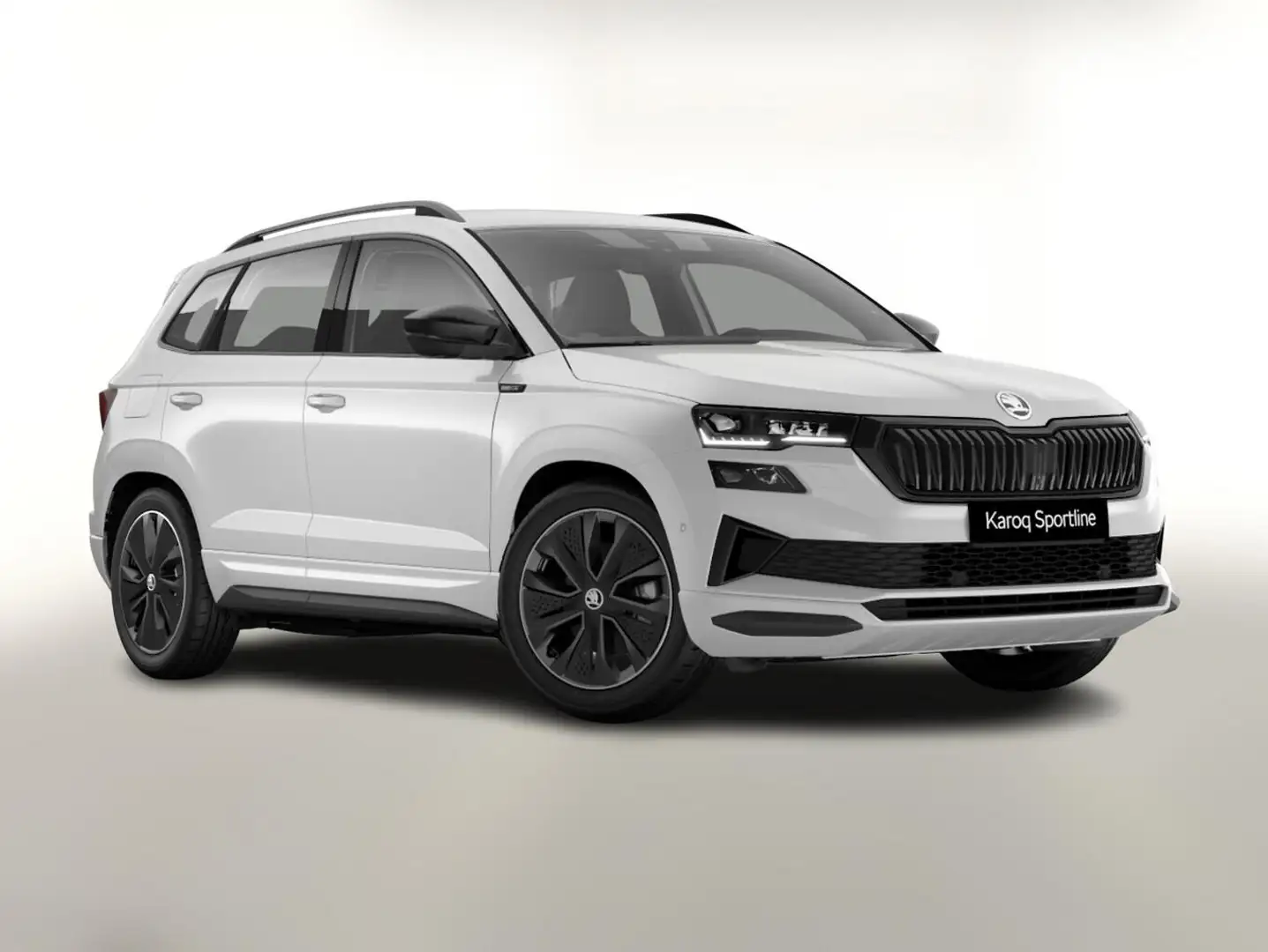 Skoda Karoq Sportline TDI 150 DSG Sportl Pano Matrix Nav 36... Weiß - 1