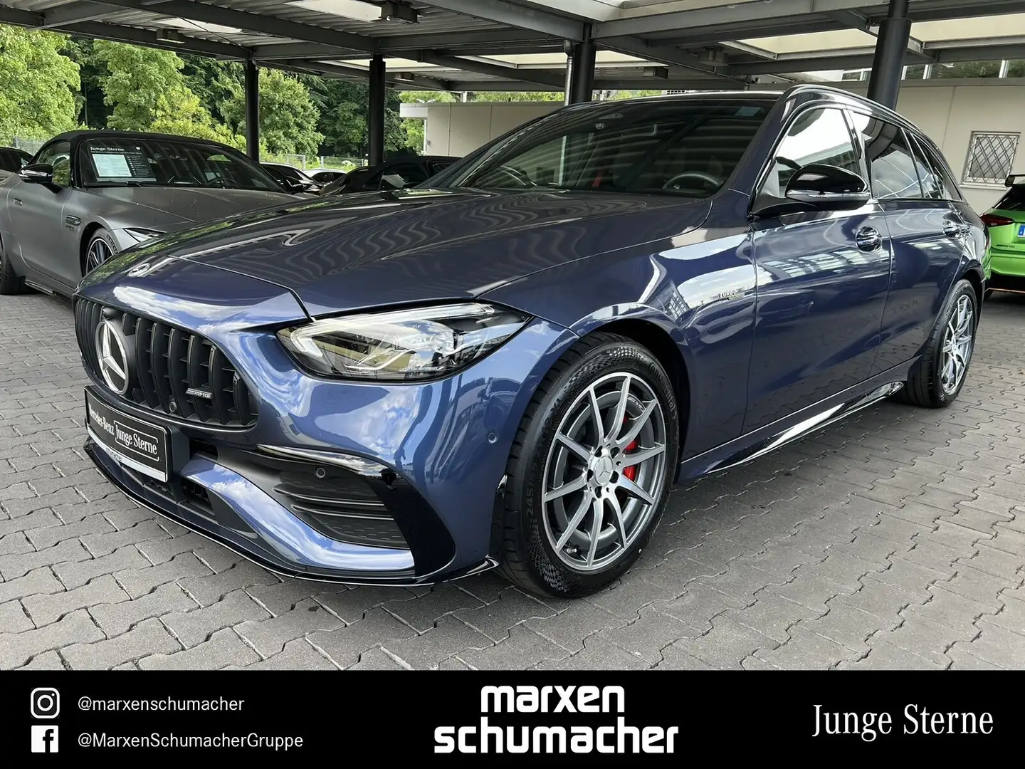 Mercedes-Benz C 43 AMG AMG C 43 4M T Pano+Drivers+Optik+Night2+Carbon LED Bleu - 1