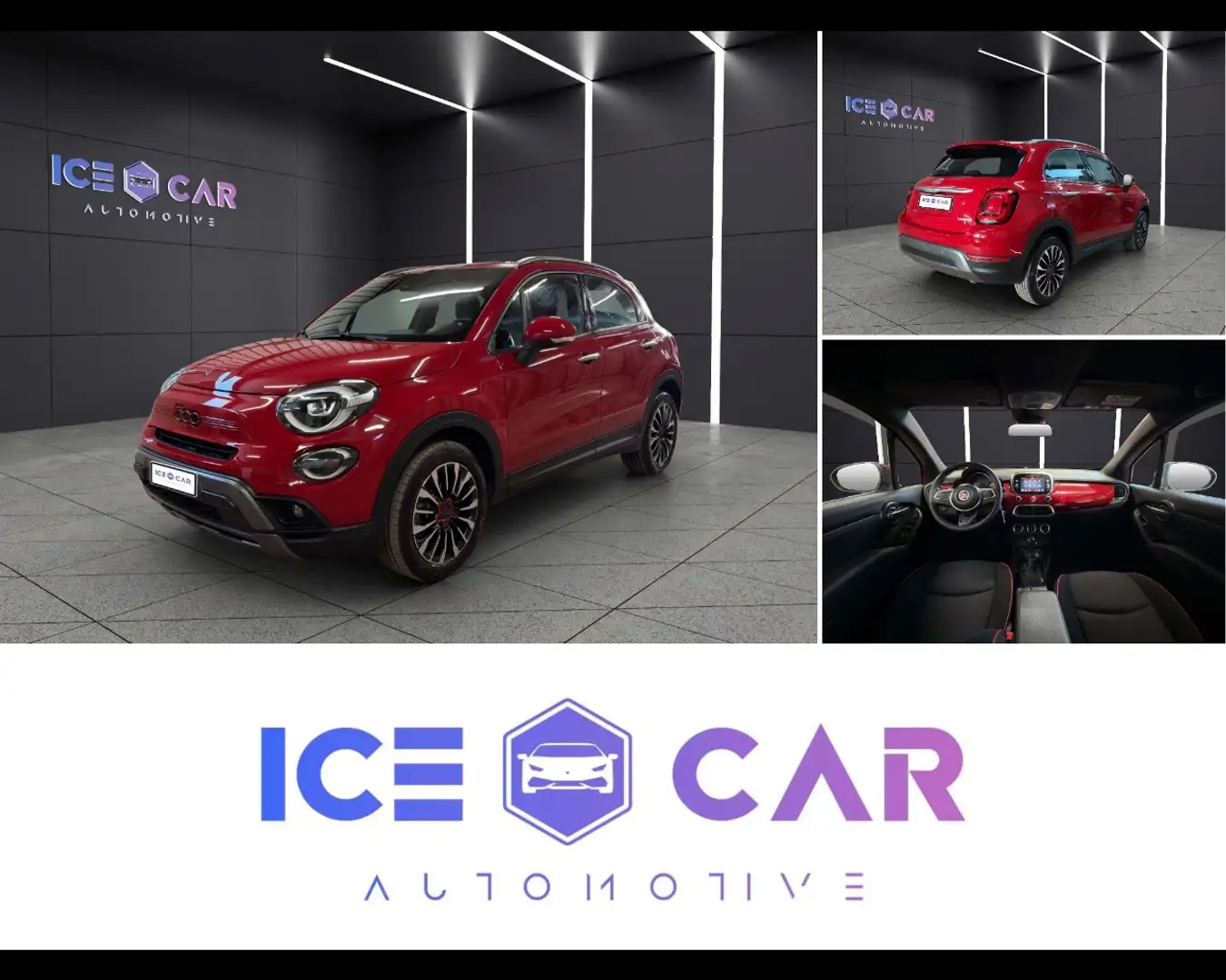 Fiat 500X 1.5 T4 Hybrid 130 CV DCT Cross RED EDITION! Rosso - 1