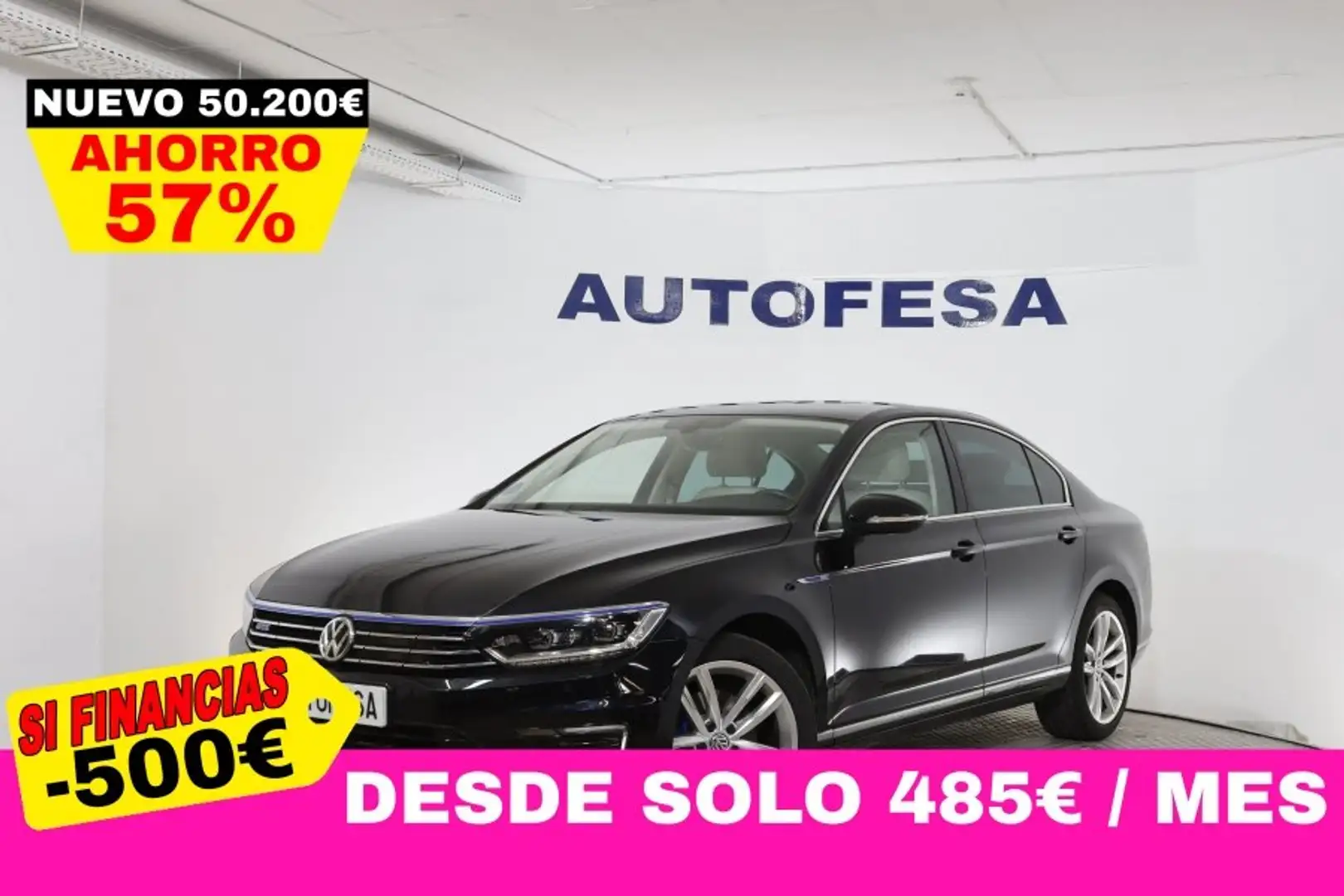 Volkswagen Passat 1.4 TSI GTE Hibrido Enchufable Auto 218cv 4P # IVA Negro - 1