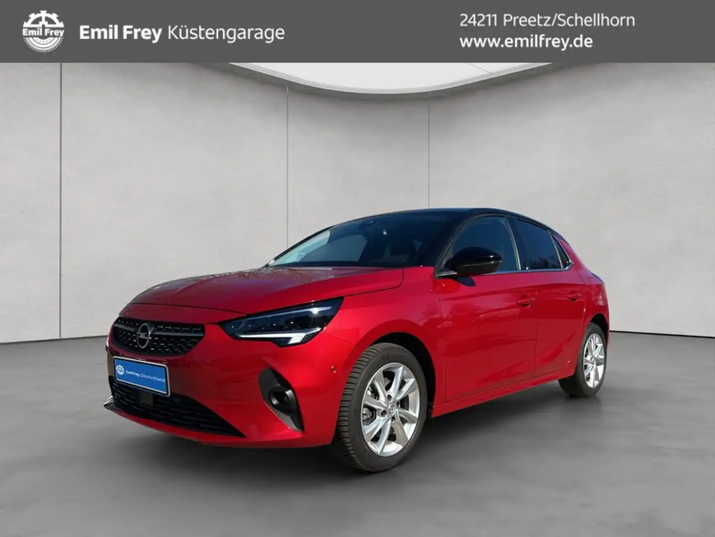 Opel Corsa 1.2 TSI Automatik Elegance RFK, App-Connec Rot - 1