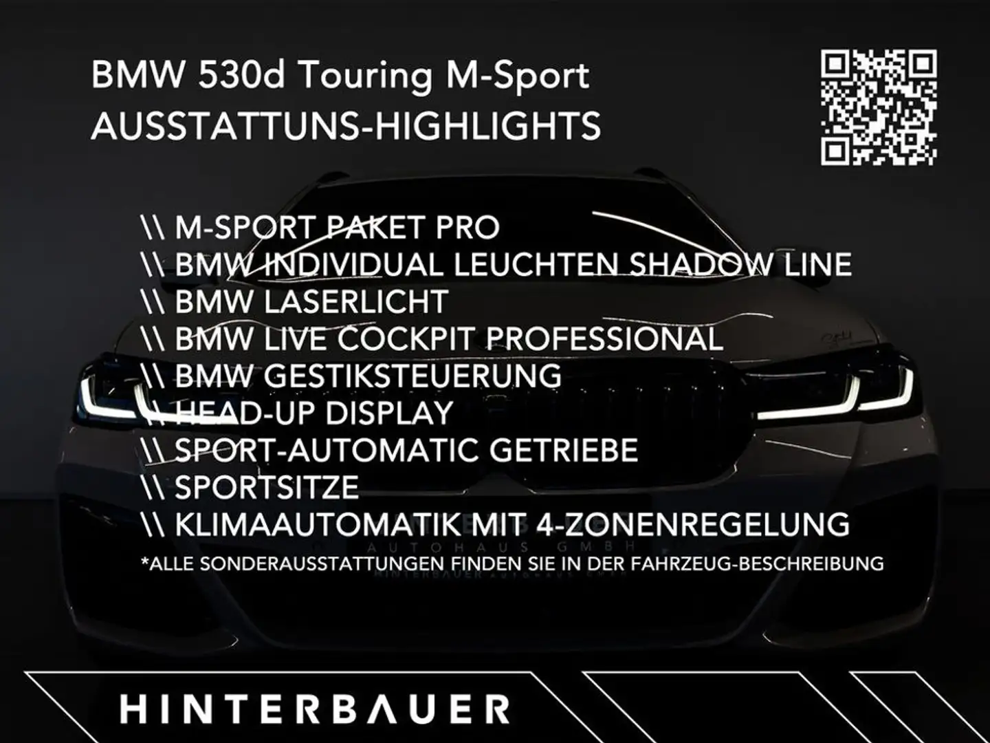 BMW 530 d Touring M-Sport Aut*LASER*SHADOW-LINE*HEAD-UP Blanc - 2