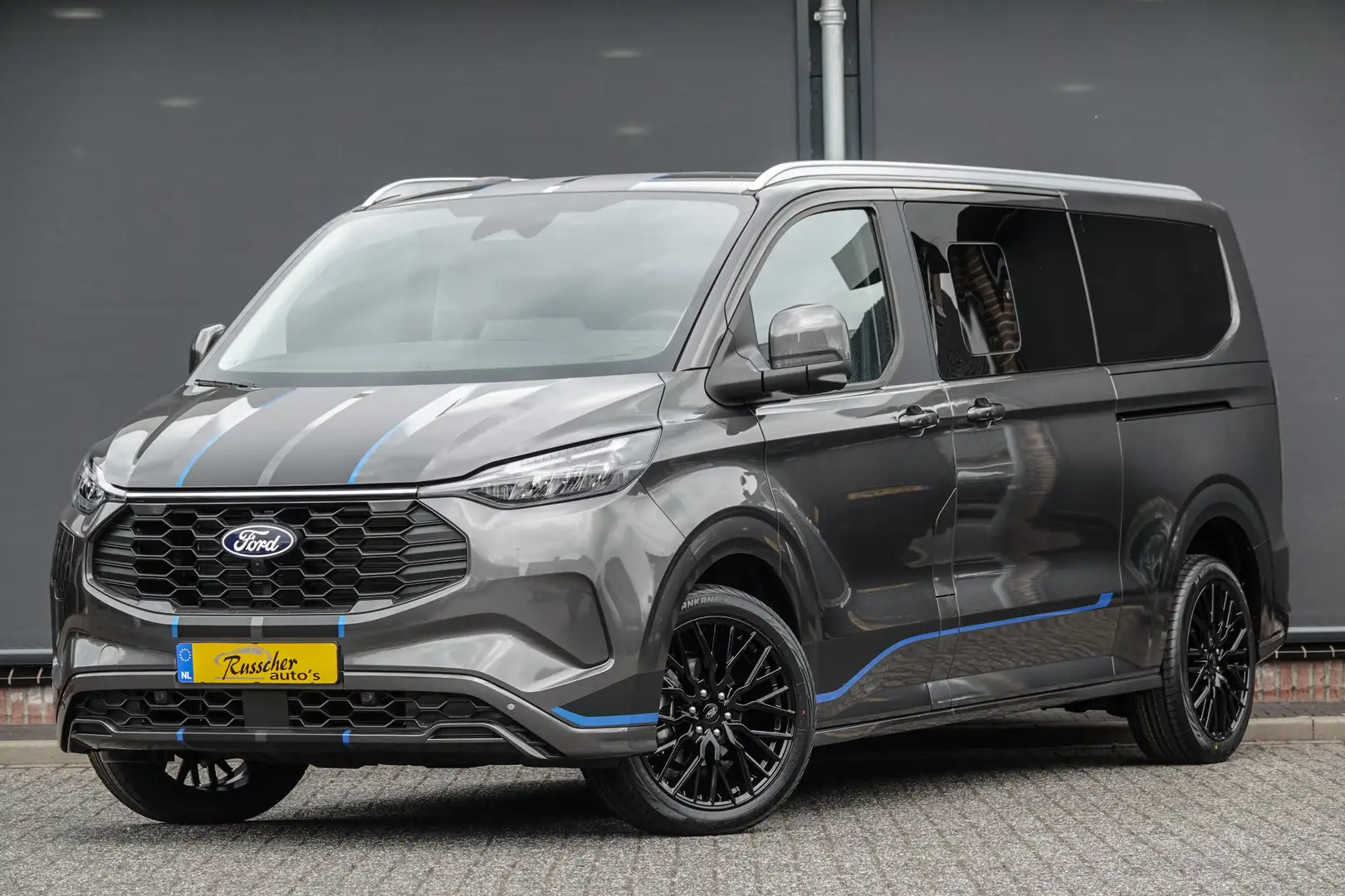 Ford Tourneo Custom L2H1 2.5 PHEV 233Pk Aut. | Sport | Plug In Hybrid Gris - 1