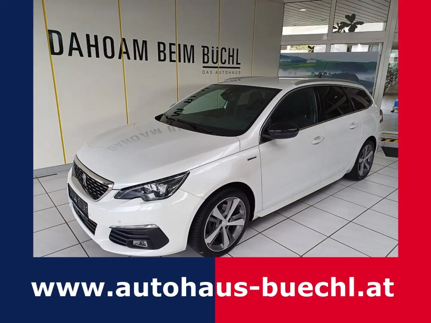 Peugeot 308 SW 1,5 BlueHDI 130 GT Line S&S EAT8 Aut. Weiß - 1
